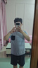京东京造纯棉睡衣男士夏季短袖短裤套装10A抗菌26新款情侣家居服蓝色M 实拍图