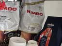 KIMBO 竞宝意大利进口阿拉比卡咖啡豆 意式浓缩精选黑咖啡豆金标1kg 金标+蓝标 实拍图