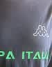 卡帕（Kappa）背靠背运动短袖男款纯棉2026新款夏情侣t恤男士半袖女K0EX2TD01D 高级显白-吸湿/透气-暗夜蓝黑906 XL （尺码推荐适合180/100A） 实拍图