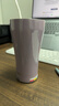 膳魔师（THERMOS）便携电动搅拌杯咖啡杯新款陶瓷涂层车载办公室保温杯高颜值水杯子 膳魔师-极光紫【395ml】+灰色杯套 实拍图