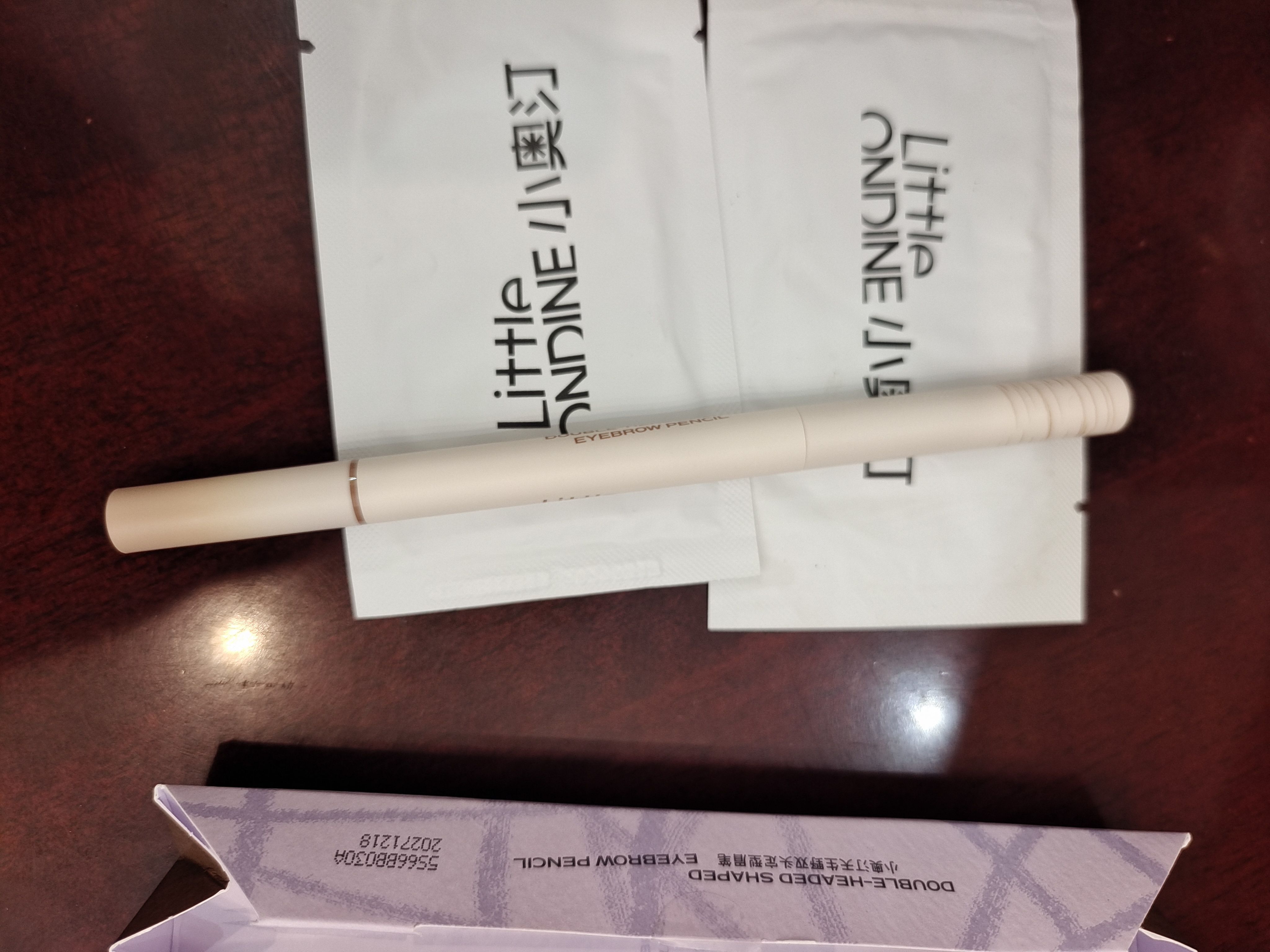 小奥汀（littleondine）双头定型水眉笔02美式棕咖2.1ml野生眉胶笔持久防水防汗不易晕染 实拍图