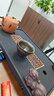 宅轻松 仿乌金石家用茶盘沥水储水功夫茶具托盘干泡茶台排水轻奢托盘 实拍图