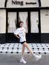 回力情侣运动鞋女2026秋冬季新款百搭鞋子女百搭学生休闲鞋 白粉 38 实拍图
