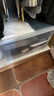 禧天龙塑料衣物收纳箱玩具整理箱车载储物箱55L 透明 1个装 带轮 实拍图