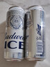 百威冰啤酒500ml*18听整箱装【99%好评】京东自营618热卖 实拍图