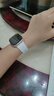 Apple/苹果 Watch S11 智能手表GPS+蜂窝款42毫米玫瑰金色铝金属表壳淡桃粉色运动型表带S/M MF984CH/B 实拍图