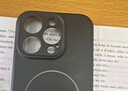 奶小鸭（NEYAA）适用苹果15pro手机壳 iphone15pro保护套镜头全包超薄Magsafe磁吸液态硅胶防摔简约男女款 石墨黑 实拍图