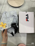 FILA 斐乐官方女装编织连衣裙2026夏新款简约翻领修身收腰连身裙 正黑色-BK L 170/88A/L 实拍图