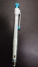得力（deli）0.5mm/HB六边形战士防断芯自动铅笔活动铅(1笔15黑晶芯) 学生文具考试绘图签字 SS009-D05 蓝色 实拍图