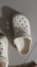 名创优品（MINISO）洞洞鞋女男款EVA夏外穿沙滩凉鞋防滑踩屎感情侣 卡其+趣味零食 实拍图