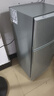 志高（CHIGO）小冰箱迷你小型家用冷藏冷冻两用宿舍出租房用双门办公室电冰箱节能省电 【一级能效】82L银色【全国联保丨节能省电】 实拍图