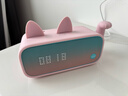 天猫精灵 IN糖3智能音箱家用智能音响声控蓝牙音箱无线蓝牙音响语音控制闹钟音箱儿童蓝猫小音响天喵官方店 IN糖3天真蓝（猫咪粉保护套） 官方标配 实拍图