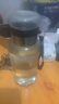 【送杯套】大容量加厚玻璃杯子便携杯茶水分离带杯套泡茶水杯 透明 1000ml吨吨桶 1只装 实拍图