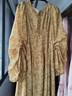 moussy 【刘亦菲同款】南法度假风碎花浪漫优雅连衣裙028ISX33-3711 070米色 S 晒单实拍图