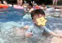 尼多熊宝宝泳衣儿童泳衣裤连体防晒速干男宝女宝游泳衣a类连体婴童 实拍图