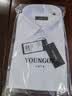 雅戈尔（YOUNGOR）短袖衬衫男免烫衬衫棉涤面料抗皱平整易打理新品 白色GSNP19001BJA 42 （180/100A） 实拍图