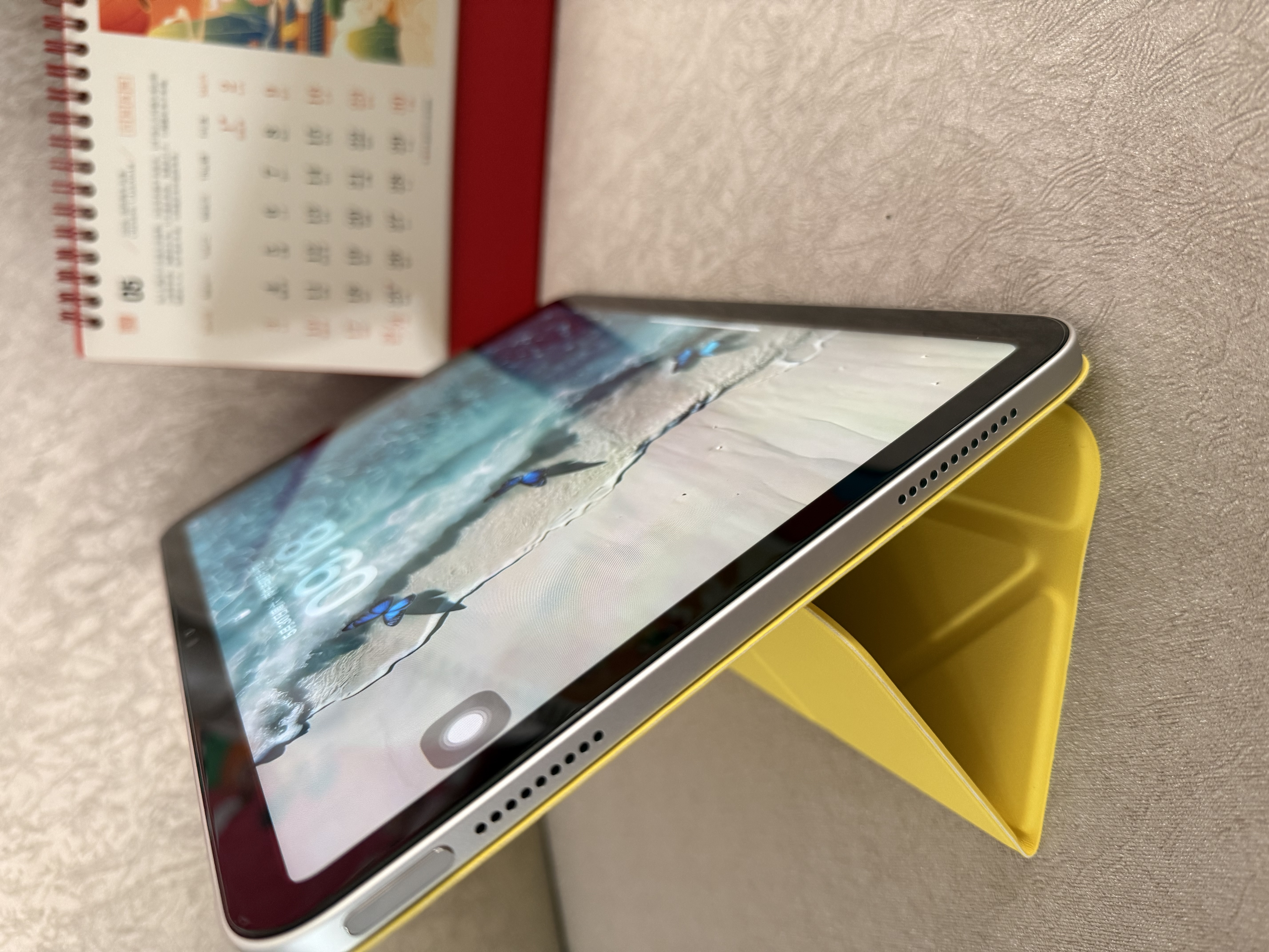RBP【多形态支撑磁吸双面夹】iPad11/10代保护套A16保护壳11英寸全场景适配随心折增高支架-柠檬黄 实拍图