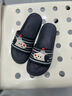 寓云 情侣拖鞋夏季户外居家浴室一字拖鞋防滑夏天男女拖鞋软底不磨脚 黑色圣诞狗 42-43 （适用于41-42脚） 实拍图