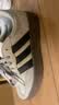 adidas「T头鞋」BARREDA休闲板鞋德训鞋男女阿迪达斯官方轻运动   灰色/黑色/树脂黄   36 实拍图