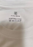 布先生明星同款长袖T恤男士小白T内搭 长袖标准T-圆领-白色 M(170) 实拍图