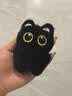 新款黑猫玩偶毛绒公仔挂件可爱猫咪包包挂饰情侣礼物ins学生礼物 黑色带珠链 10cm 实拍图