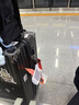 游乐者行李箱男拉杆箱拉链大容量密码旅行箱万向轮学生登机皮箱子 尊享升级加厚拉链--耀目黑 28英寸 【严选好货+购物无忧】 实拍图