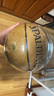 斯伯丁（SPALDING）篮球飞行员06十字型防尘吸湿皮料室内外通用7号成人青少年77-739Y 实拍图