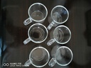 忆壶茶（YIHUTEA） 玻璃杯子耐热小品茗杯茶具配件加厚花茶杯套装家居茶杯客人杯6只 实拍图