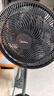 美的（Midea）【超级单品】七叶轻音立式电风扇家用柔风落地扇台式桌面小型风扇大风量节能摇头宿舍电扇 SAF30AB 实拍图
