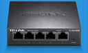 普联（TP-LINK）5口全千兆钢壳交换机 企业级交换器 4口监控网络网线分线器  金属机身 TL-SG1005D 实拍图
