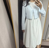 森马（Semir）陈都灵|防晒衣女2026新款夏短款蕾丝开衫V领修身凉感潮流外搭上衣 实拍图