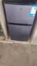 奥克斯小冰箱家用小型迷你冷藏冷冻两用出租房宿舍用节能省电寝室办公室电冰箱 【节能省电】176灰【高效保鲜 铜管速冷】56L 实拍图