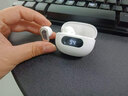 击音6.0蓝牙耳机半入耳式 高音质音乐游戏运动低延迟小巧隐形睡眠真无线 适用苹果华为小米P310 白色 实拍图