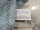 金号纯棉毛巾 洁面巾 A类全棉洗脸运动毛巾蓝色1条70*33cm/100g 实拍图