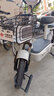 驰小虎电动自行车 吉祥虎新国标电动车电动自行车48V12Ah铅酸电池长续航电瓶车成人代步车电车白色 实拍图