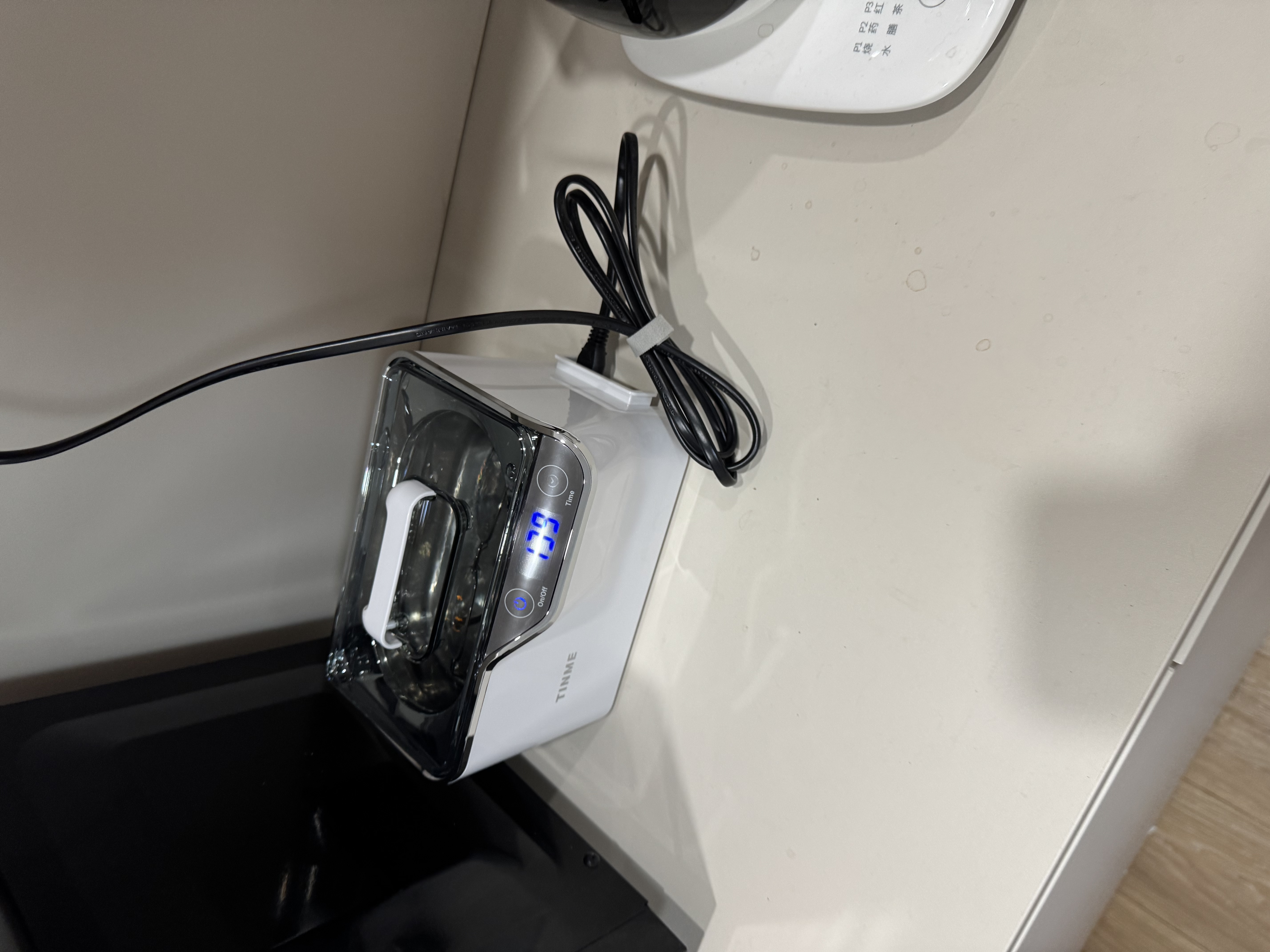 TINME德国超声波清洗机大功率戒指工业玉石首饰假牙牙套手表眼镜洗清机洗眼镜机清洗器超声波清洗机神器 CDS-100-超声波清洗机-50W-超声波眼镜清洗机-单震头 实拍图