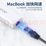宏碁（acer）Type-C转网口分线器拓展RJ45网线接口HUB转换器 笔记本电脑台式机以太网口扩展坞 Win8/10转接头 实拍图