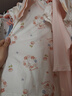 童泰（TONGTAI）女宝宝短袖连衣裙夏季纯棉婴儿衣服女童睡裙睡衣家居服粉色80cm 实拍图