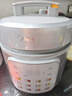 美的（Midea）有钛青瓷0涂层电压力锅5L 智能预约多功能一体高压电饭锅MY-E5811G家用4-6人开盖炖煮煲汤电饭锅 实拍图