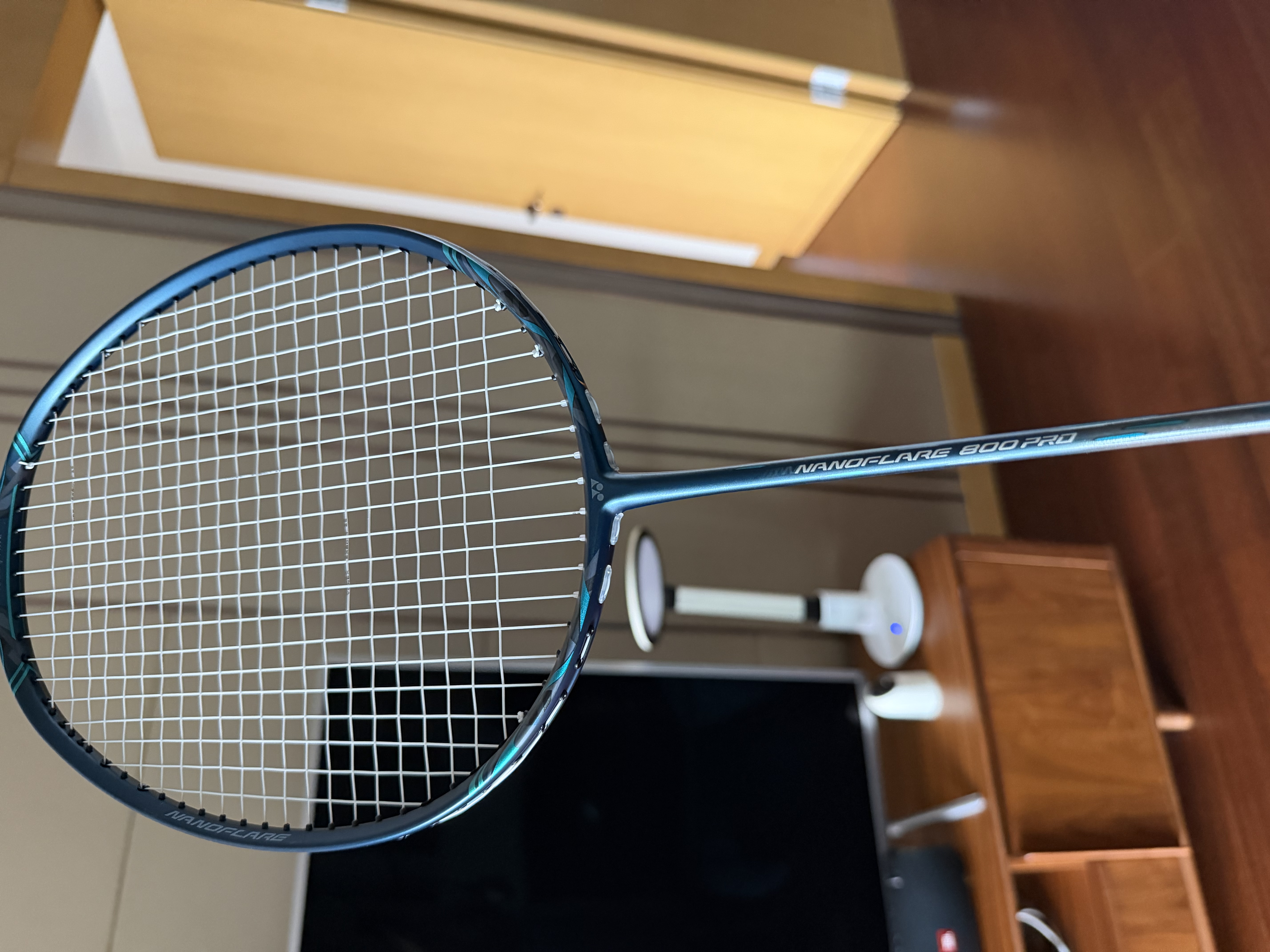 尤尼克斯（YONEX）羽毛球拍疾光升级全碳素专业比赛NF800PRO深绿4U5空拍 实拍图