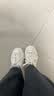 斐乐（FILA）岩行帆布鞋丨帆布鞋26夏季男女鞋情侣FOSSO 1+透气小白鞋休闲鞋 奶白/初雪白-GA 38.5 实拍图
