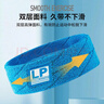 LP1002CK运动发带 篮球跑步健身瑜伽男女束发吸汗带止汗防汗头巾 蓝色 均码 实拍图