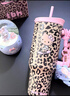 野兽派家居（tbh）保温杯HelloKitty巨无霸吸管随行杯不锈钢保冷杯水杯喝水杯子礼物 巨无霸保温杯 经典豹纹 (含mini收纳包挂件) 1200ml 含mini收纳包挂件 晒单实拍图