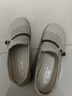 回力妈妈鞋中老年夏季单鞋软底舒适不累脚女鞋中年皮鞋凉鞋0121米色38 实拍图