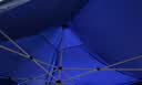 堂刚马户外遮阳棚伸缩雨棚广告帐篷户外夜市摆摊遮阳伞停车棚 3*4.5蓝 实拍图