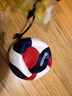 MIKASA FIVB认证专业排球 V200W-USA 聚氨酯皮革 室内比赛训练用球 红色/白色/蓝色 Official 实拍图