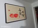 柳莺花燕免打孔电表箱装饰画现代简约客厅餐厅挂画电闸箱配电箱遮挡壁画 喜乐平安 60X40遮挡50X30表箱 上掀款 实拍图