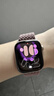Apple/苹果 Watch S11 智能手表GPS款42毫米玫瑰金色铝金属表壳淡桃粉色运动型表带M/L MEUP4CH/B情人节 实拍图