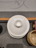 西多米盖碗茶杯羊脂玉白瓷三才盖碗泡茶功夫茶具德化茶碗新年礼物男年会 实拍图