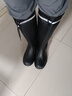 昔雨雨鞋男士轻便防水鞋防滑雨靴子厨师鞋胶鞋 3313高筒束口有印 43 实拍图